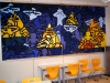 Wandgestaltung des Klassenraums