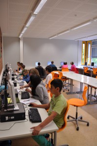 Online-Gruppe bei der Arbeit