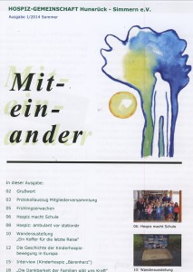 Zeitschrift der Hospizgemeinschaft Hunsrück Simmern Seite 1