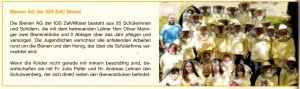 Bienen AG im Umweltjournal